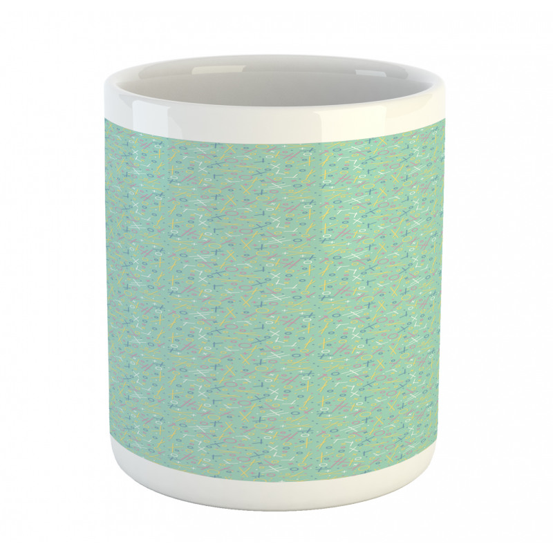 Pastel Retro Memphis Art Mug