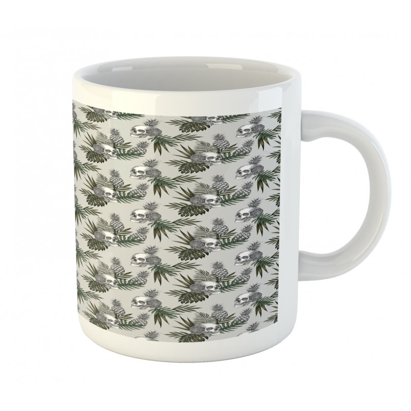 Gothic Item on Tropic Leaves Mug