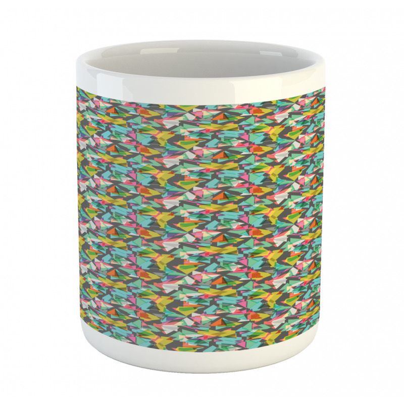 Complex Vivid Triangles Mug