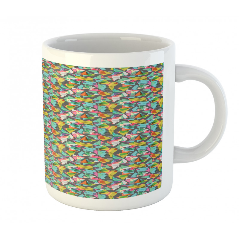 Complex Vivid Triangles Mug