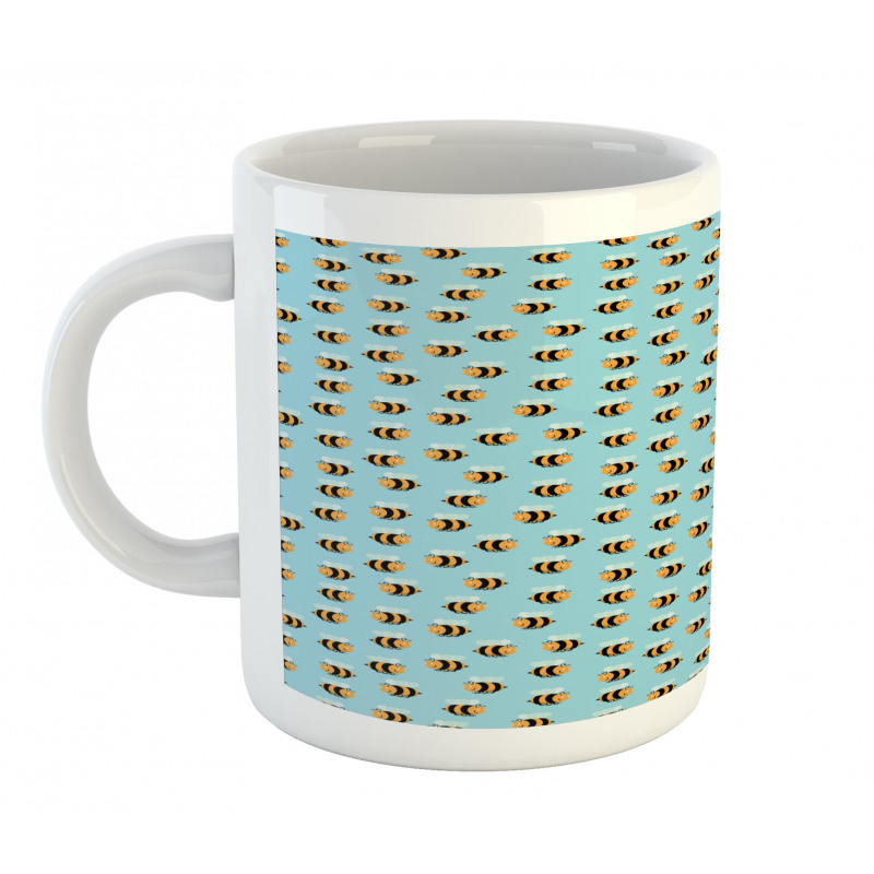 Striped Smiling Mug