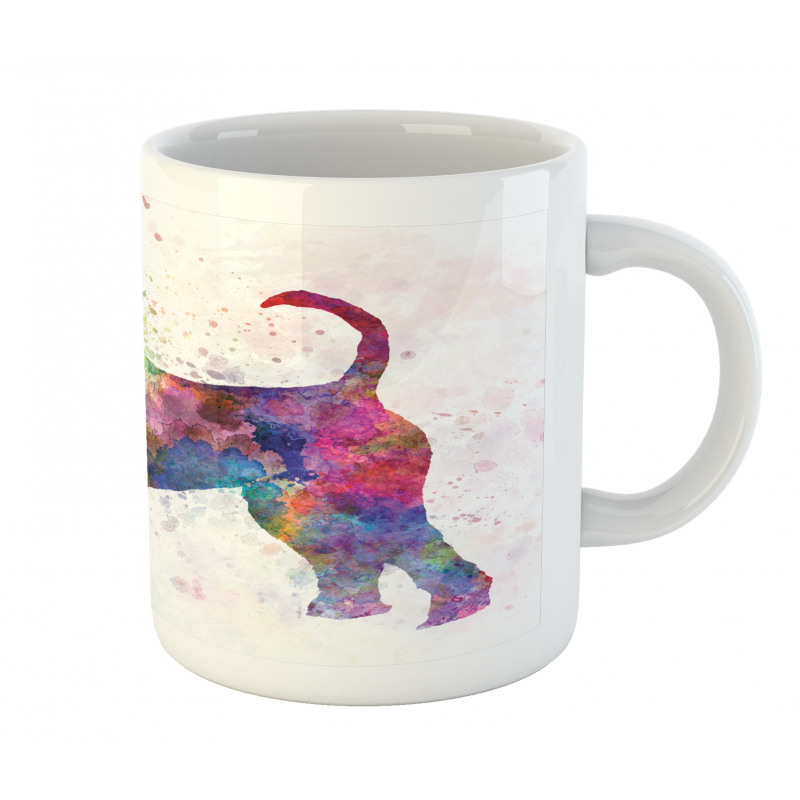 Funny Watercolor Terrier Mug