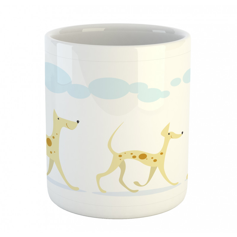 Simplistic Cheery Dogs Mug