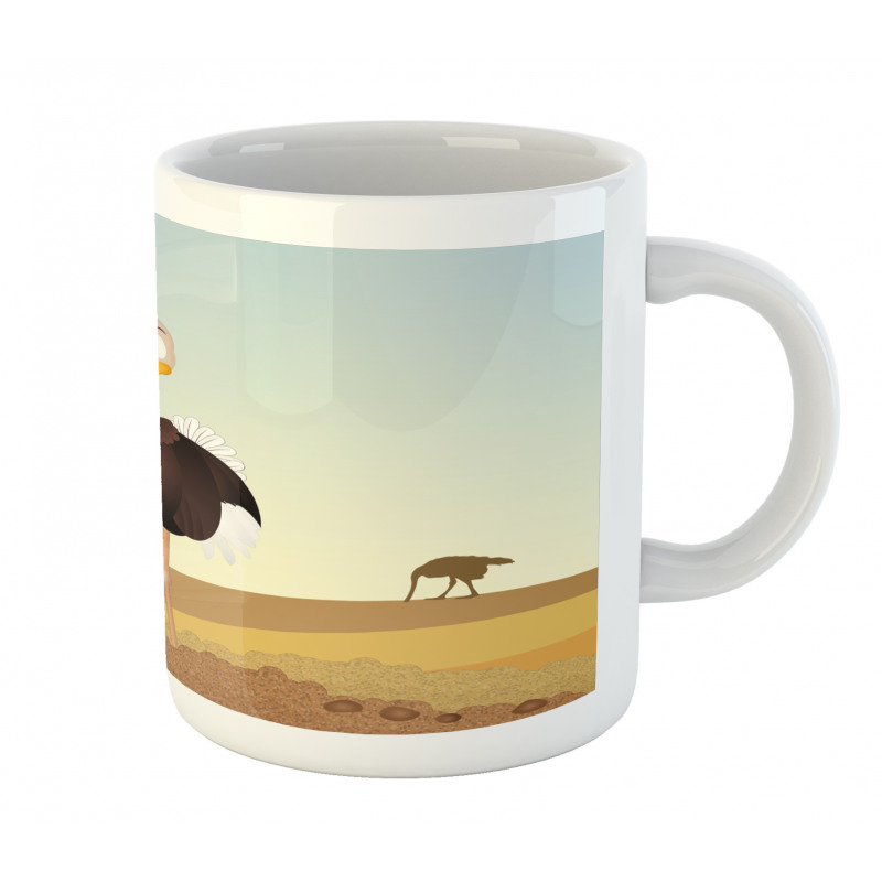 Front Portrait Desert Area Mug