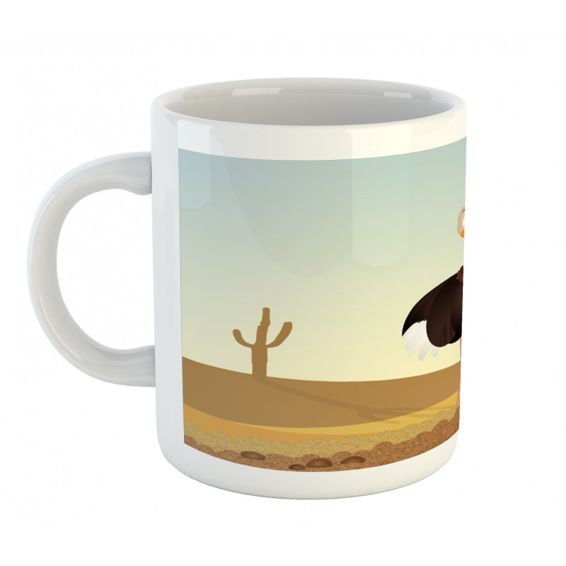 Front Portrait Desert Area Mug