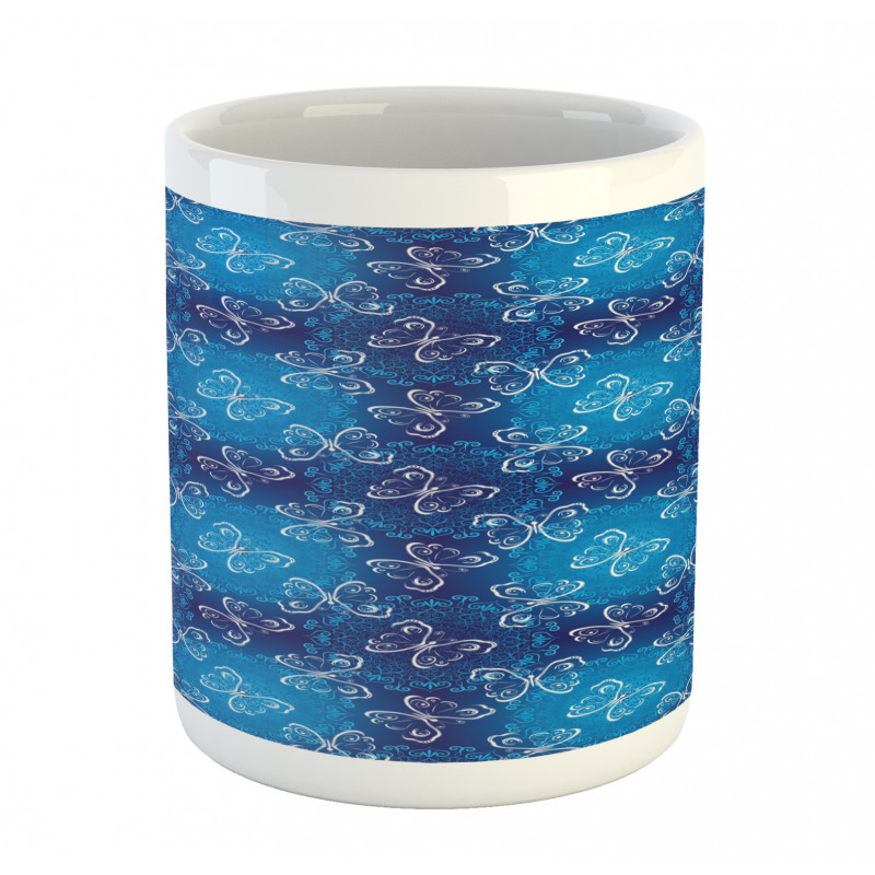 Abstract Floral Blossoms Mug