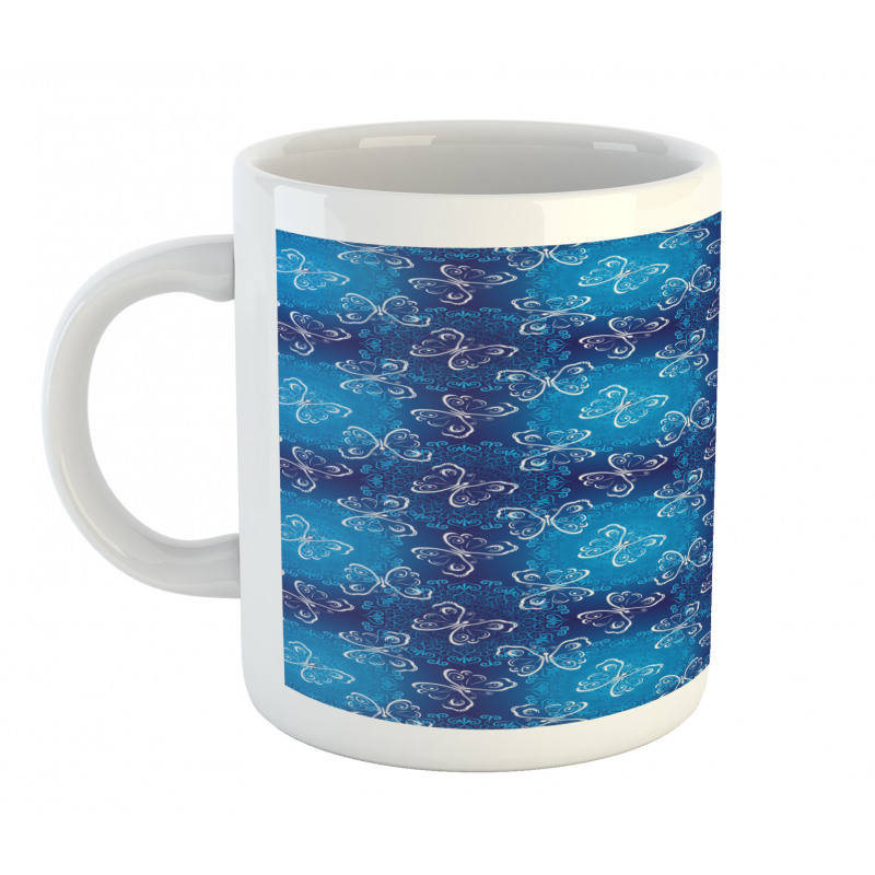 Abstract Floral Blossoms Mug