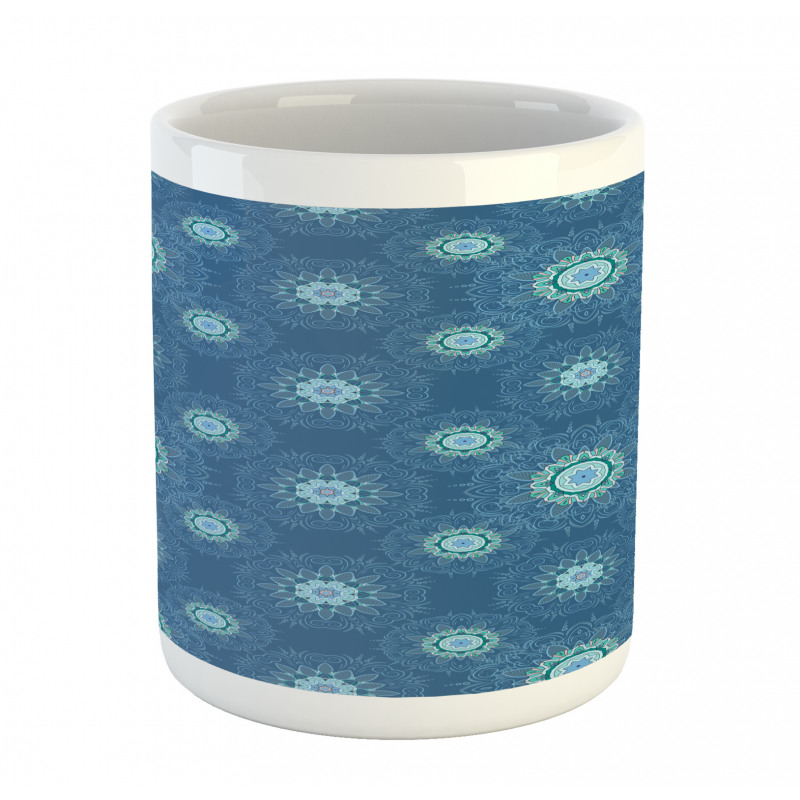 Intricate Floral Motif Mug