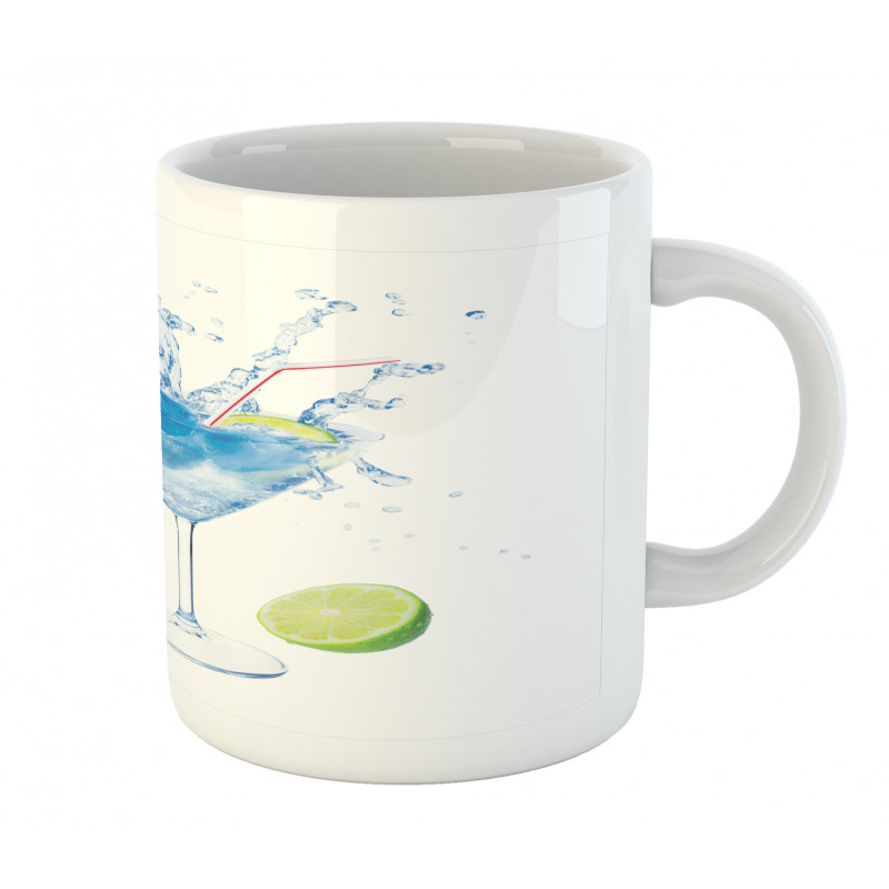 Martini Splashing Lime Mug