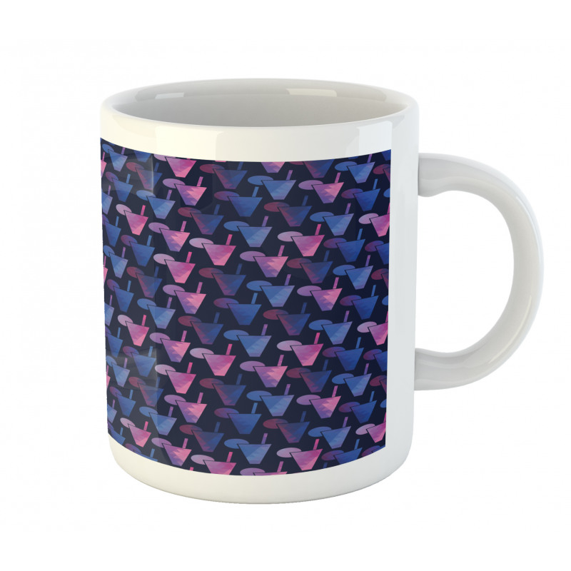 Polygonal Cocktail Art Mug