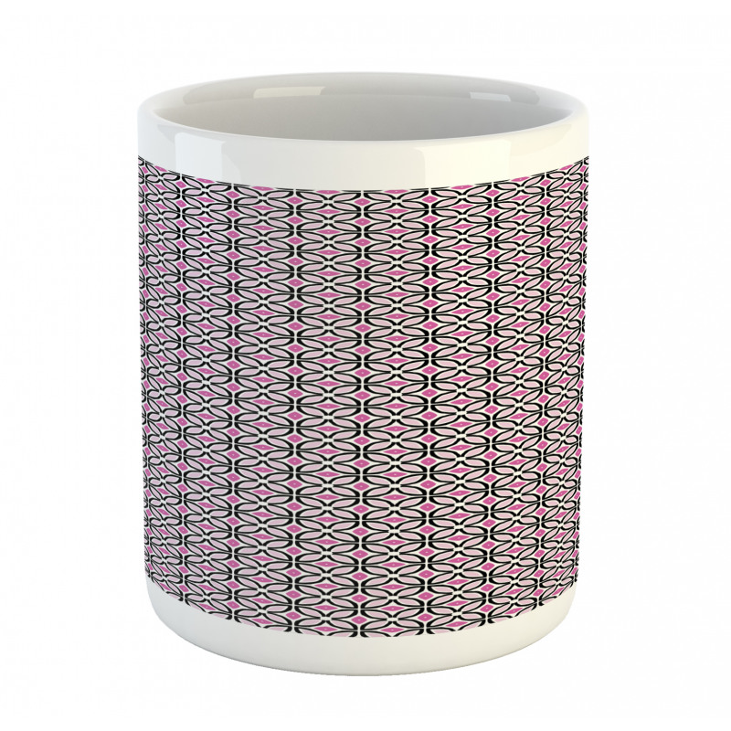 Vibrant Tone Circles Motifs Mug