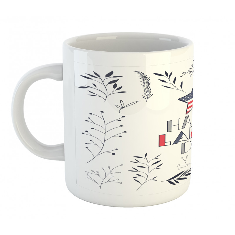 Floral and Leafy Concept Mug