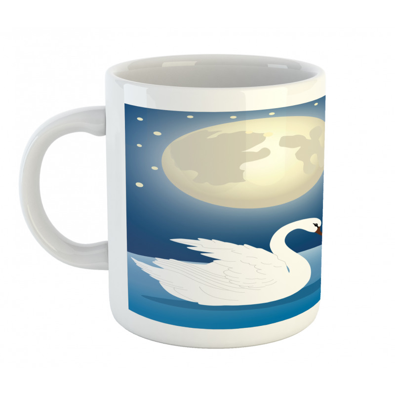 Moonlight Sky at Night Art Mug