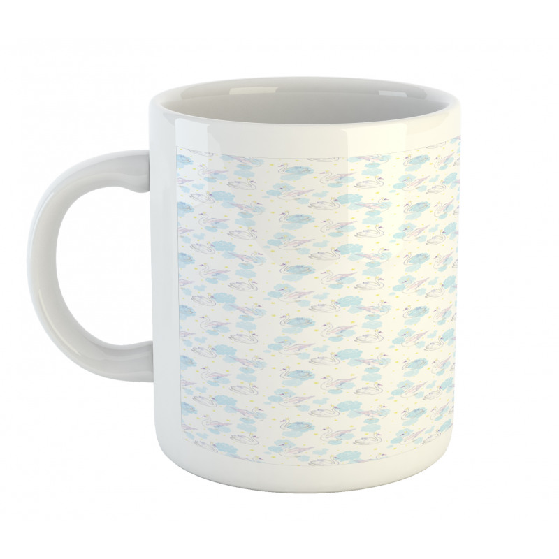 Royalty Aquatic Bird Stars Mug