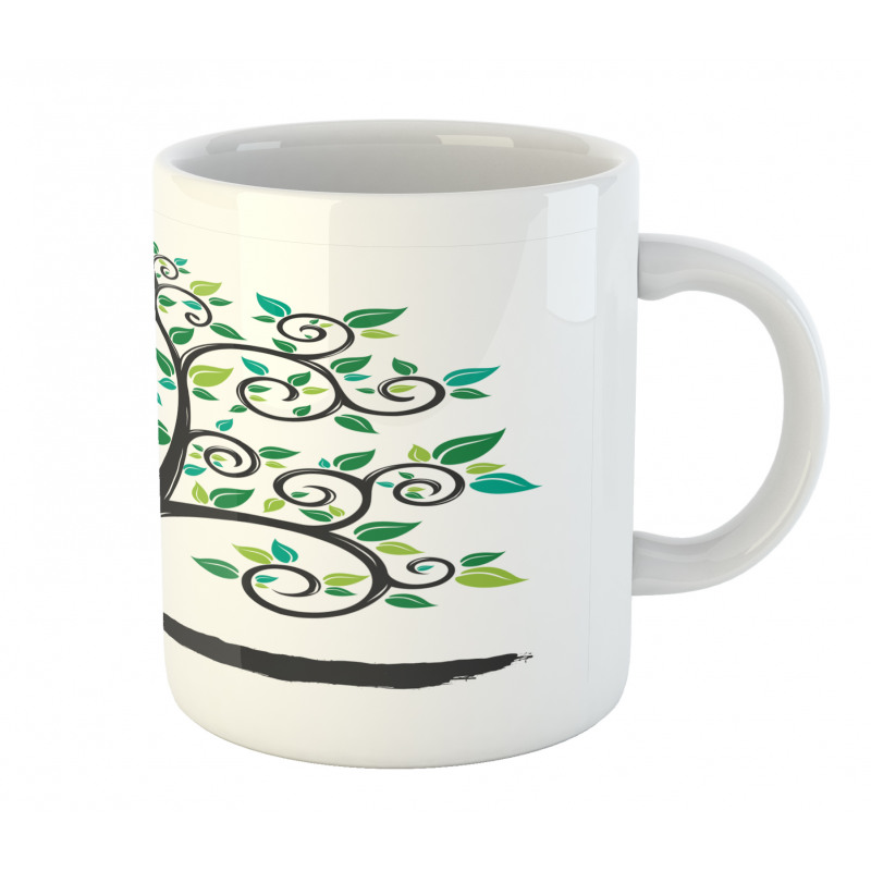 Abstract Minimalist Nature Mug