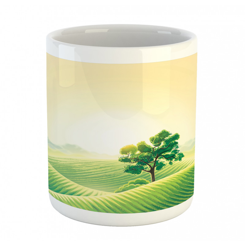 Sunrise on Rural Valley Mug