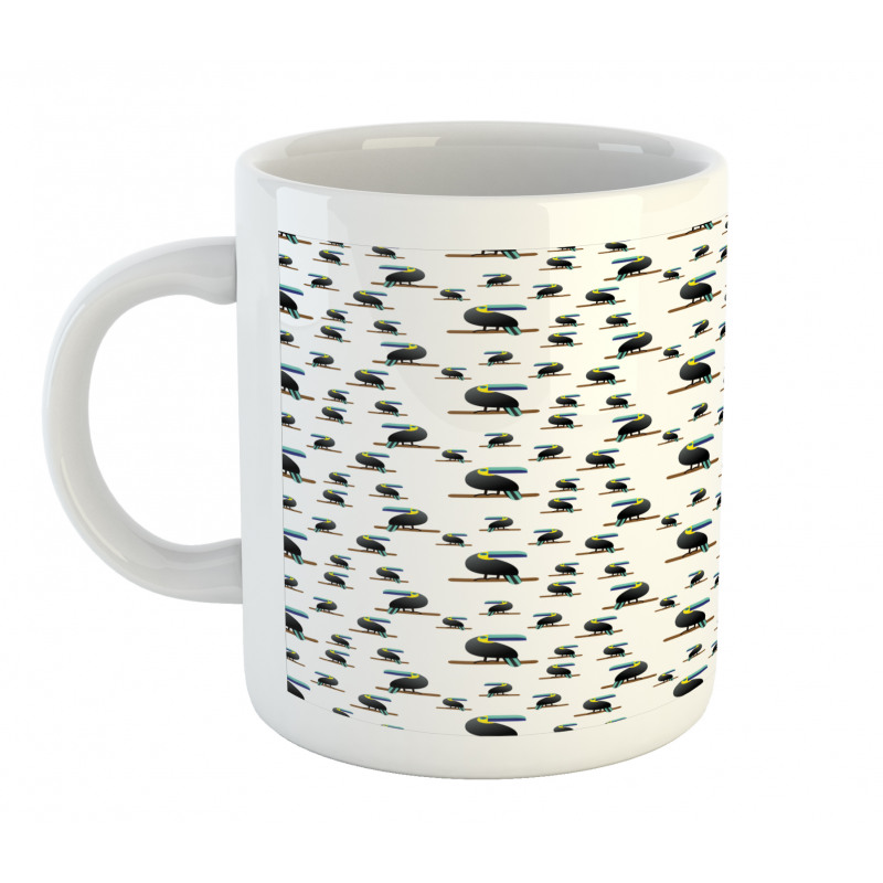 Tropical Toucan Bird Art Mug