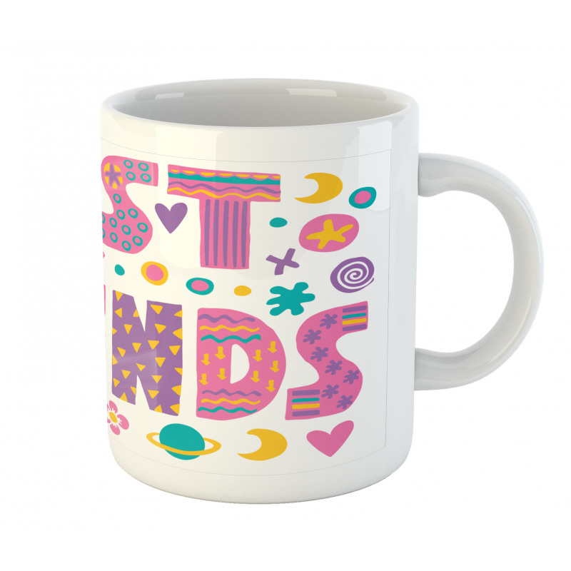 90's Calligraphy Art Mug