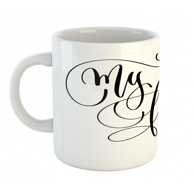 Positive Paws Words Mug