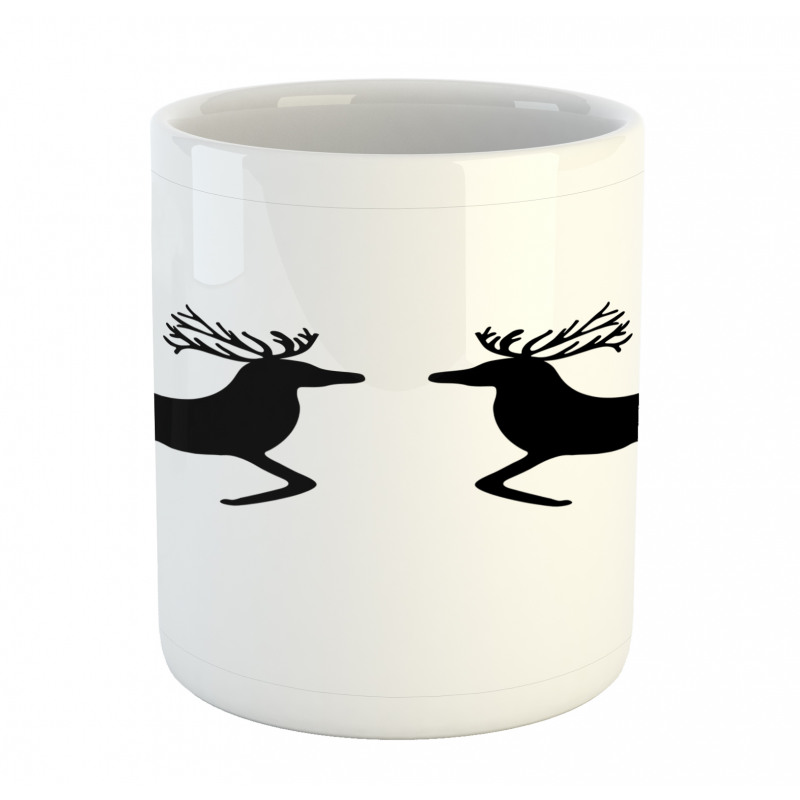 Reindeer Silhouette Mug