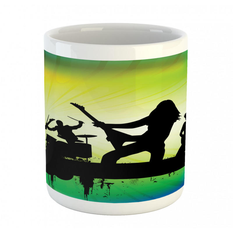 Energetic Rock Band Mug