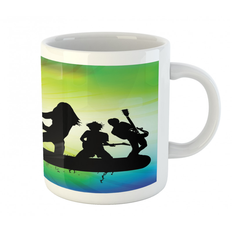 Energetic Rock Band Mug