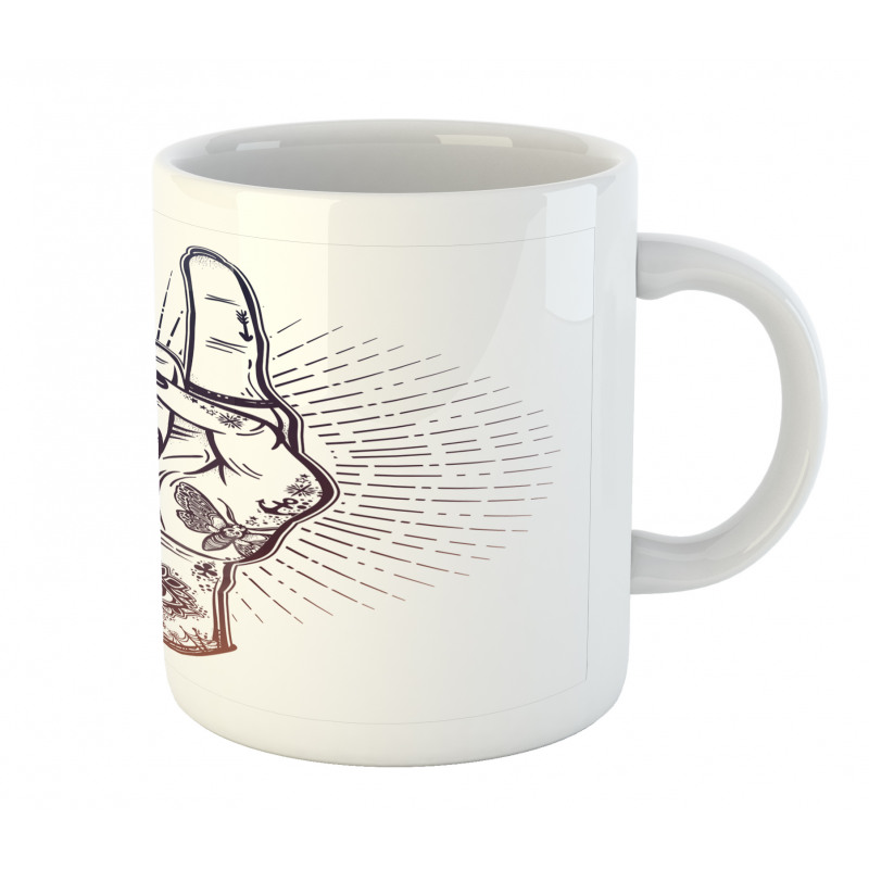 Tattooed Hand Raised Mug