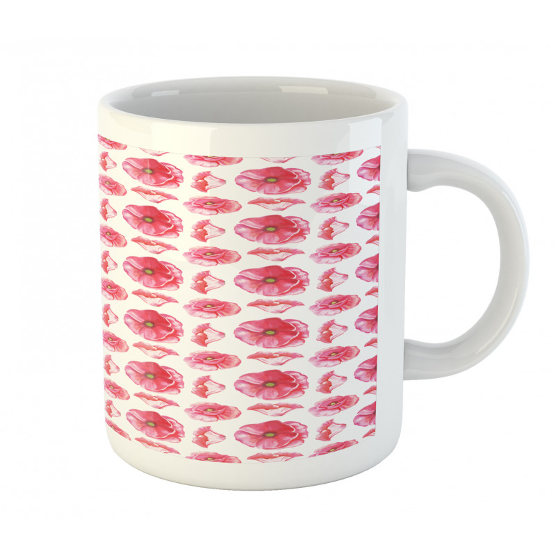 Big Anemone Petals Art Mug