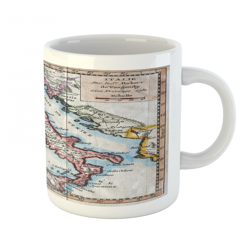 Old Italy Map Mug