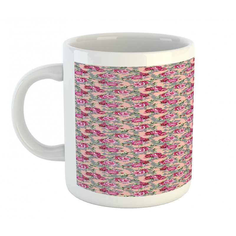 Modernized Vibrant Floral Mug