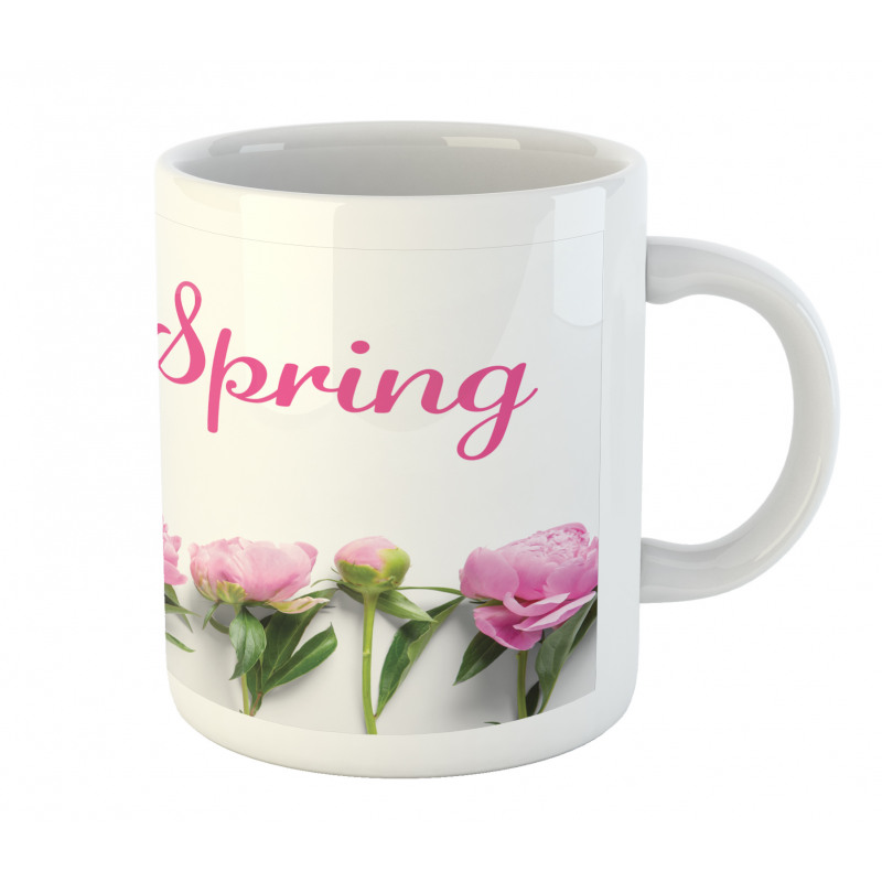 Spring Welcoming Floral Photo Mug