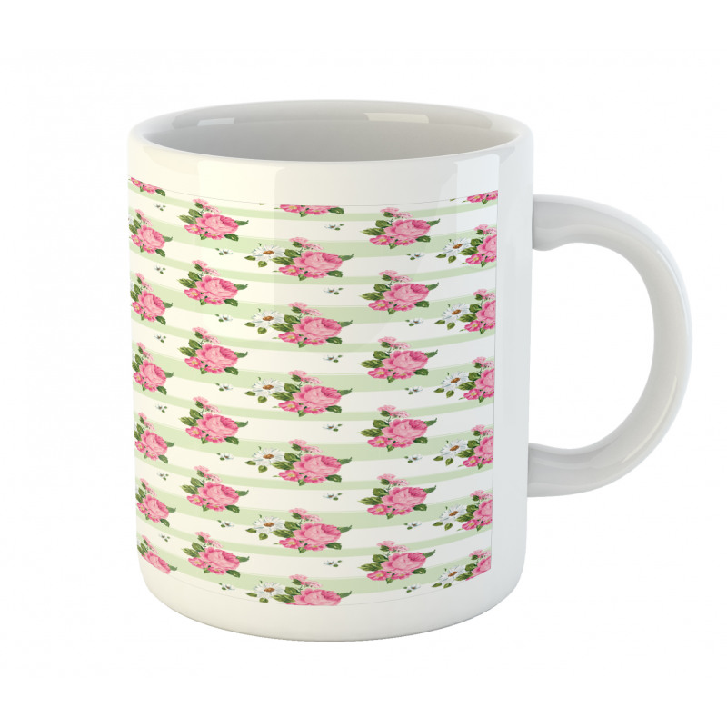 Daisies Flowers Bouquet Art Mug