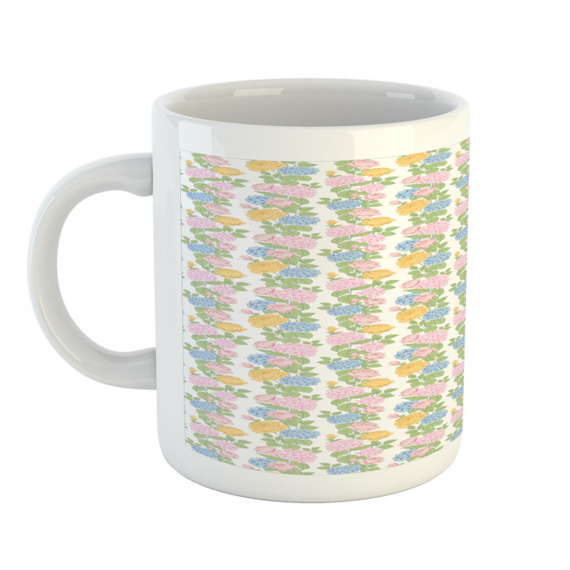 Pastel Tones Blossom Flowers Mug