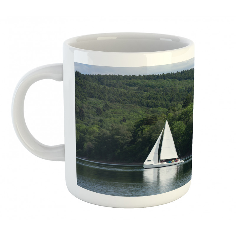 Sailboats on a Lake Mug