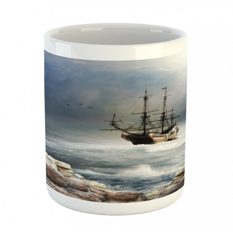 Pirate Merchant Ship Mug