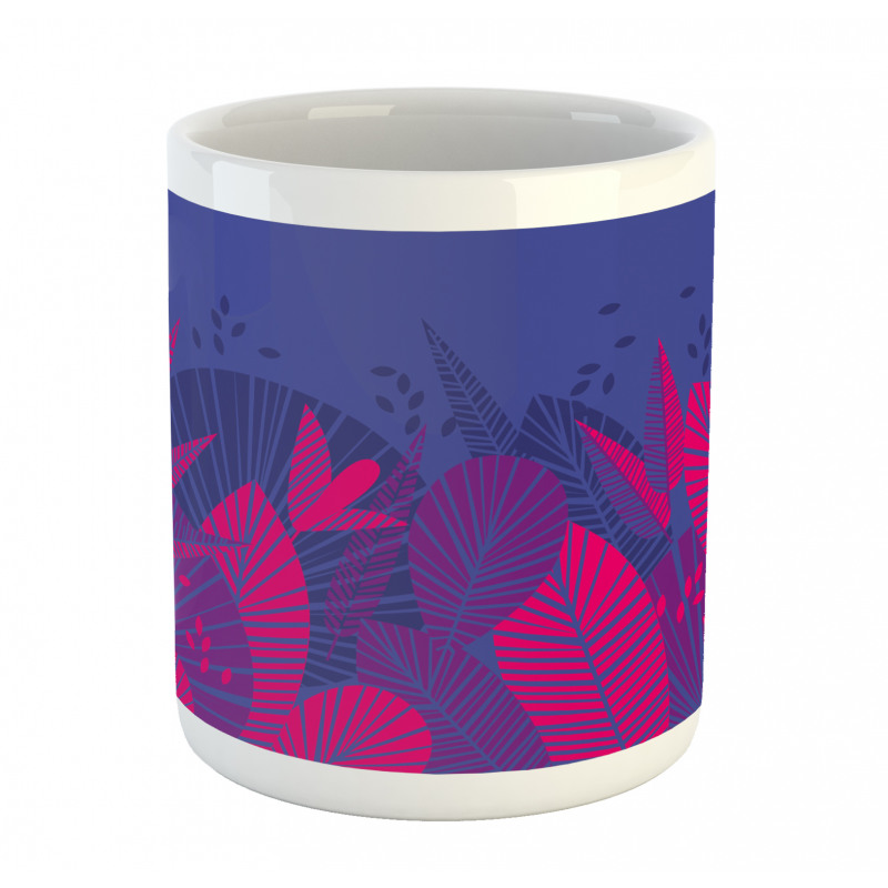 Exotic Jungle Leaf Mug