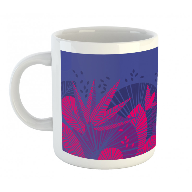 Exotic Jungle Leaf Mug