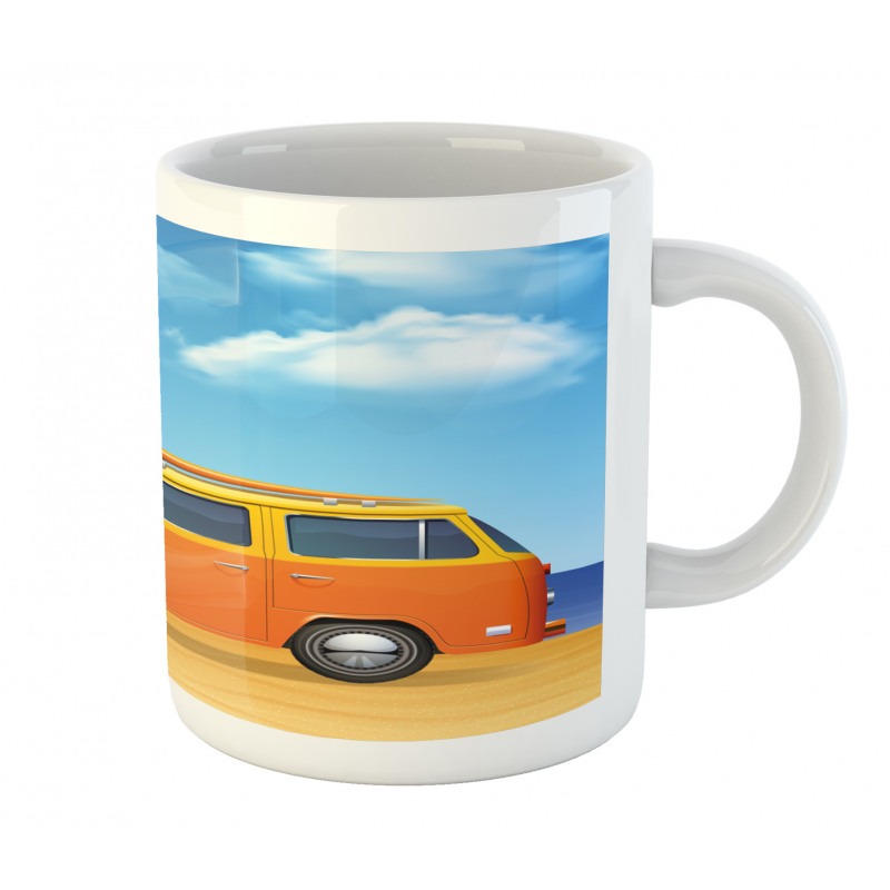 Happy Camper Van Surf Mug