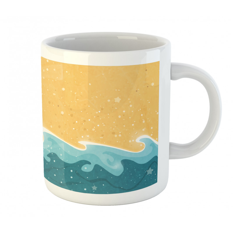 Grange Waves Stars Mug