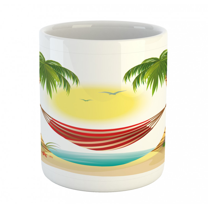 Hammock Between Palms Mug