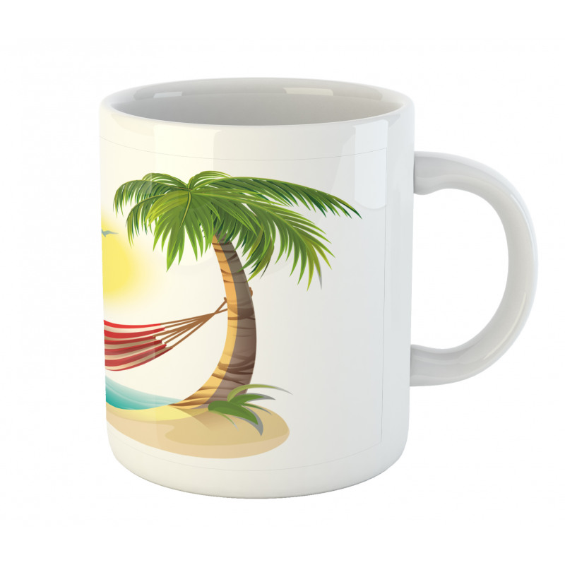 Hammock Between Palms Mug