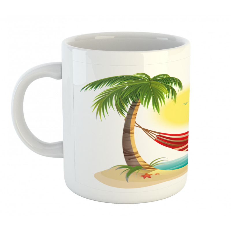 Hammock Between Palms Mug