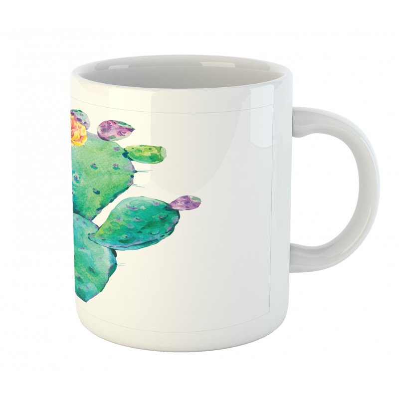 Cactus with Flowers Mug