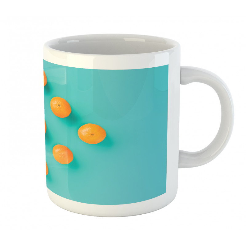 Modern Tangerine Art Mug