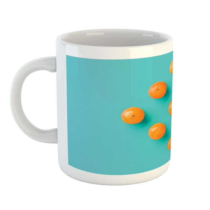 Modern Tangerine Art Mug