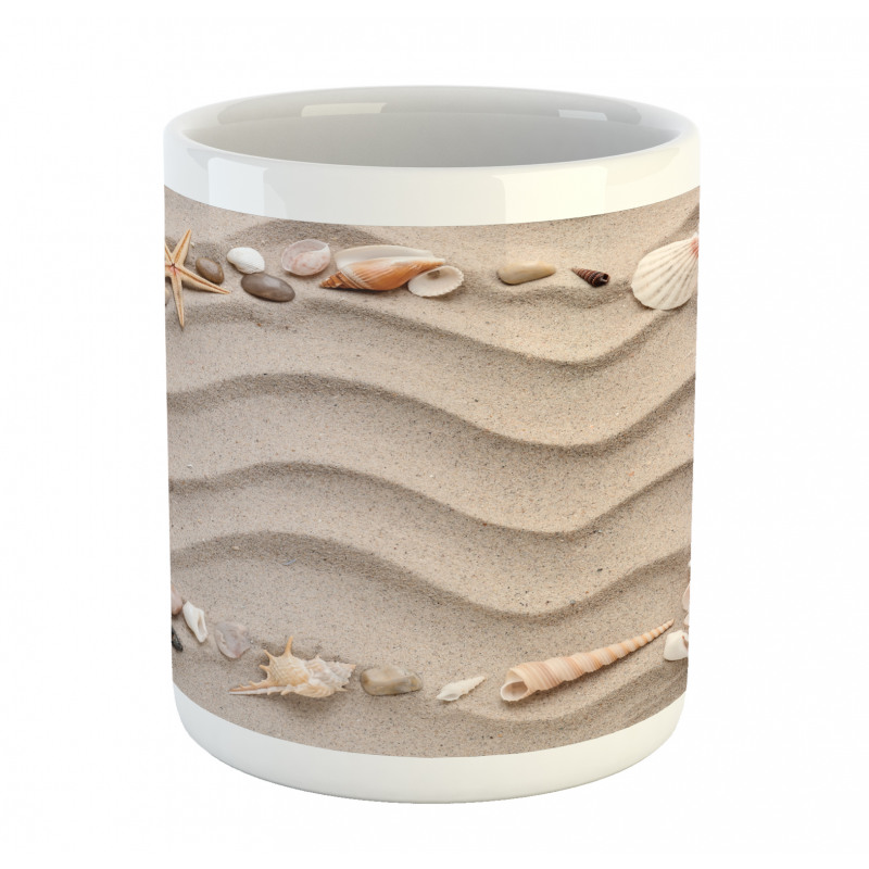 Seashell Square Frame Mug