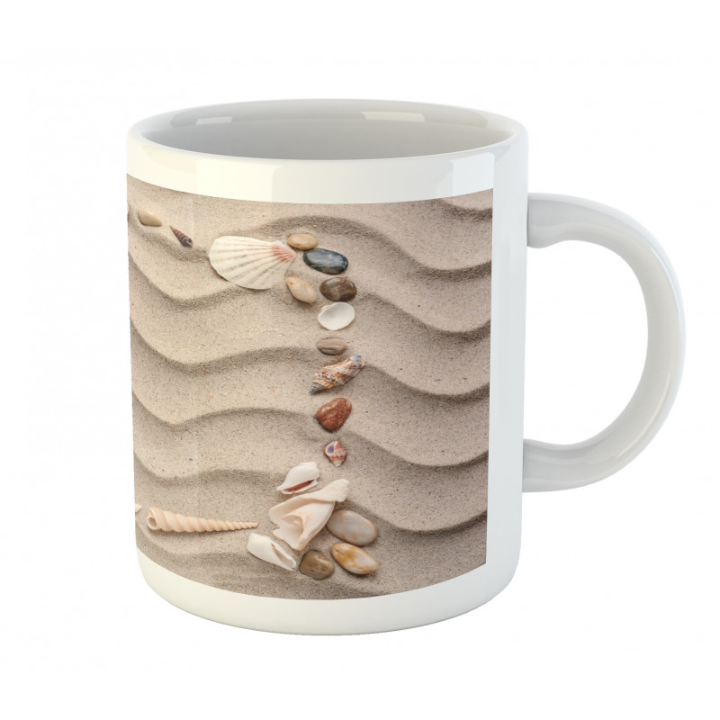 Seashell Square Frame Mug