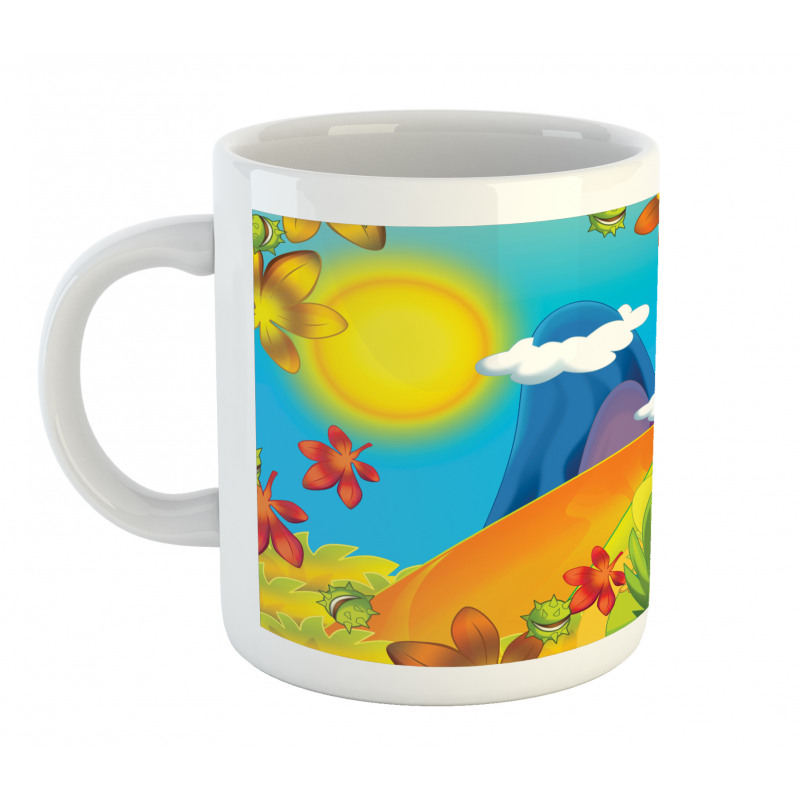 Cartoon Autumn Nature Mug