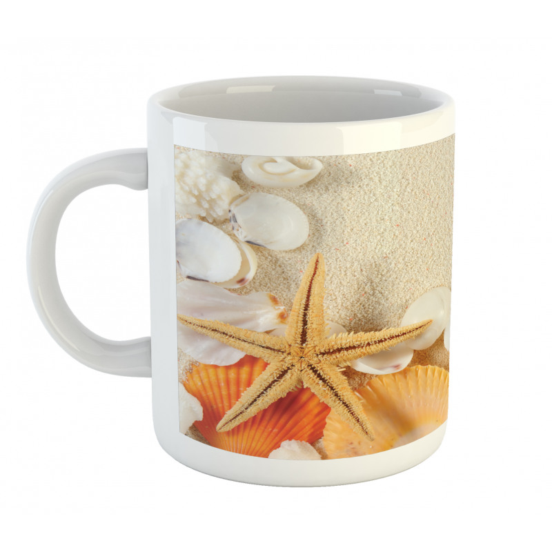 Seashells Starfish Mug