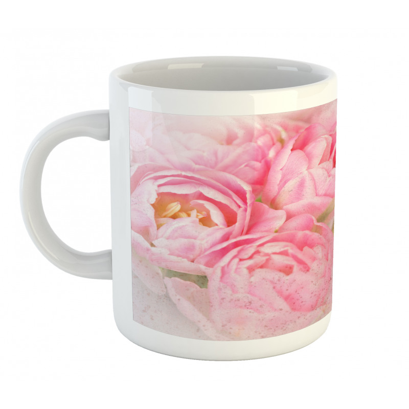 Grungy Tilt Flowers Mug